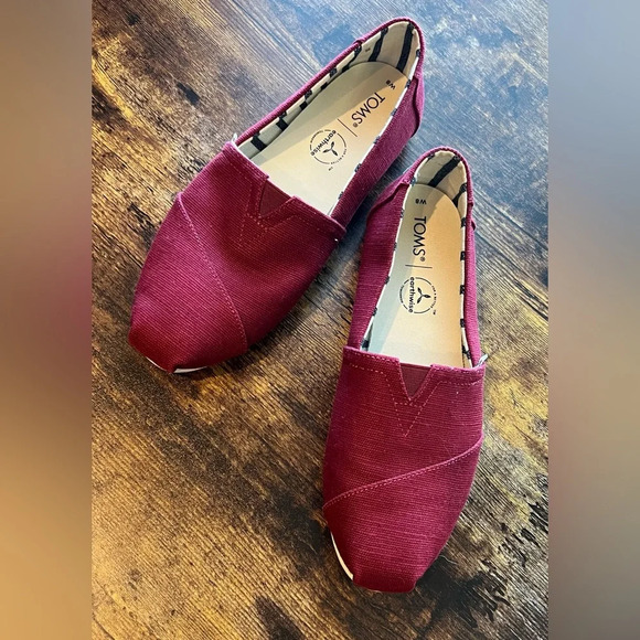 TOMS | Womens Alpargata Heritage Canvas Shoes. Size: 8 - Picture 1 of 16